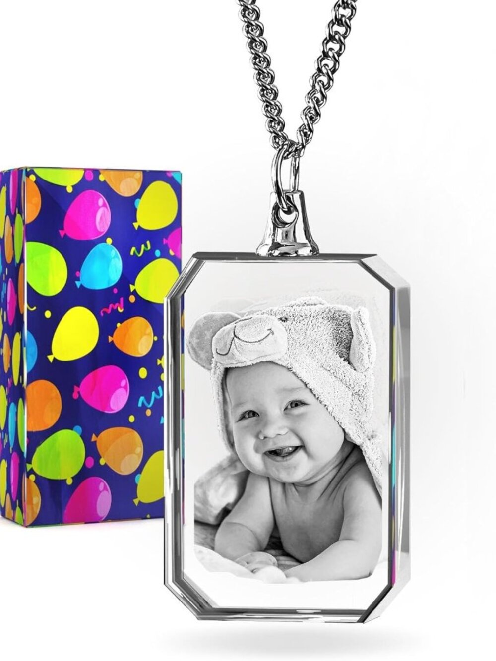 Personalized 3D Photo Necklace - Custom Picture Pendant, Unique Gift for Her